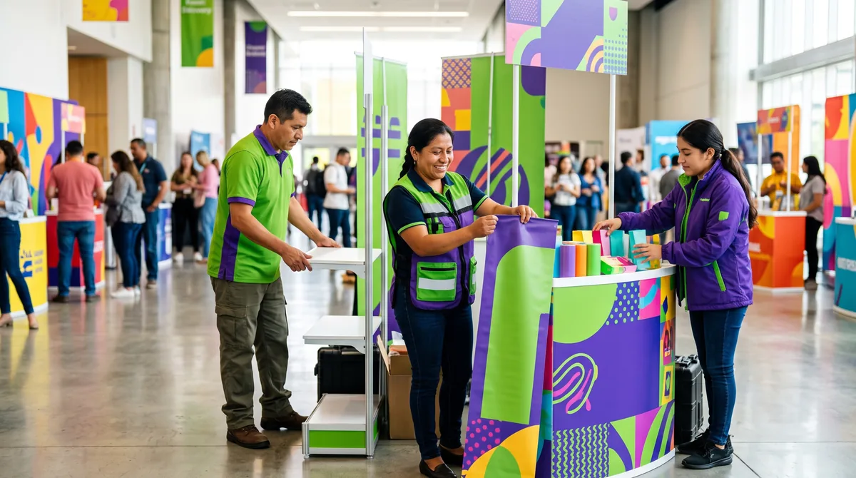 Montaje de stand y activación de marca